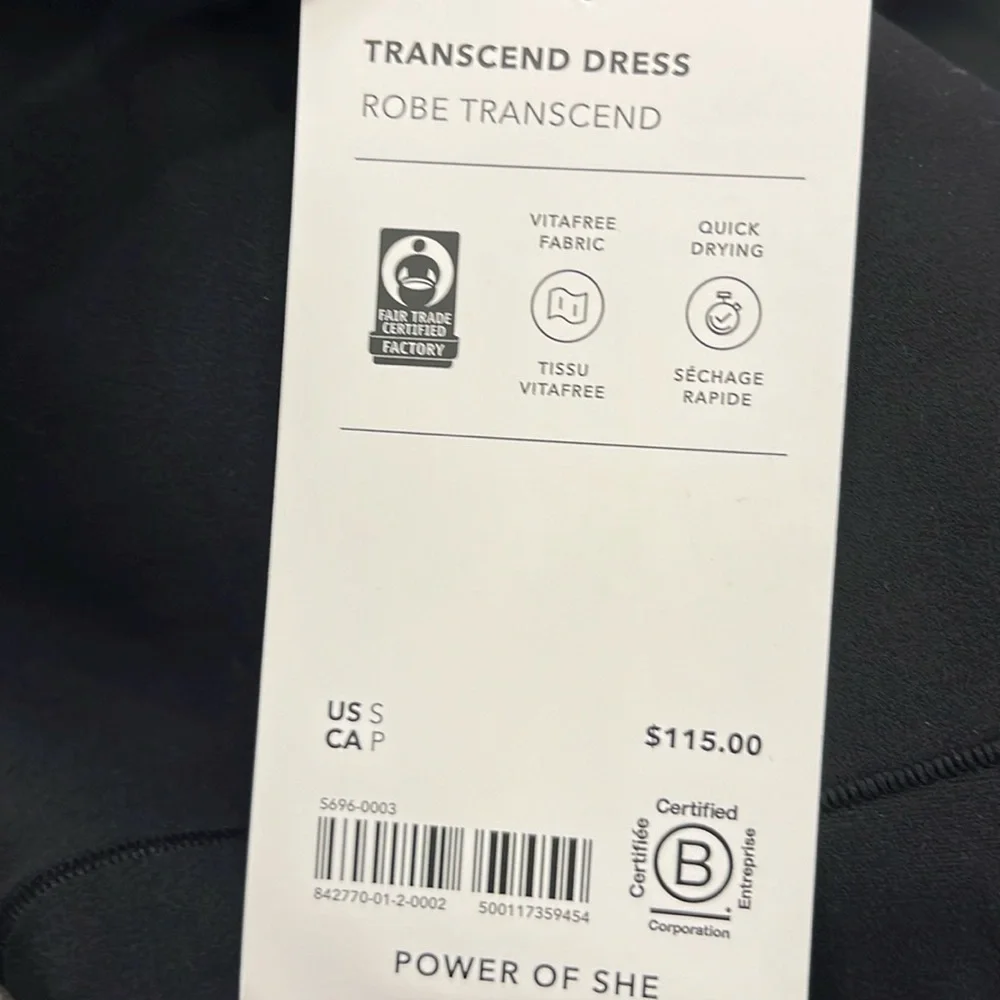 NWT Athleta Transcend Dress Size Small